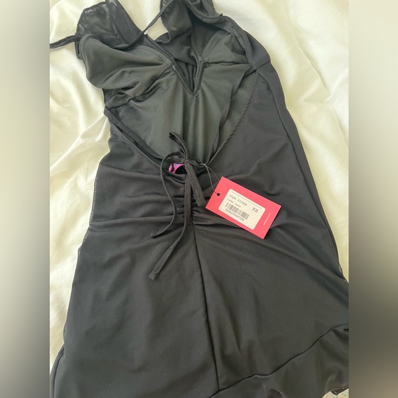 Edikted Soho Open Back Ruffle Mini Dress - Picture 7 of 10